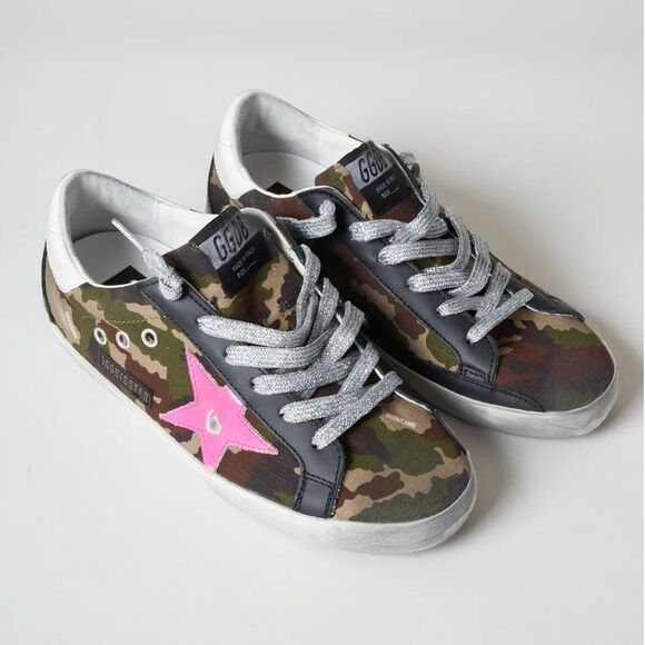 Golden Goose Superstar Camouflage Sneakers. EU size 39 / US size 9 - Picture 1 of 16